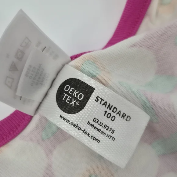 Hanna Anderson Floral Pocket Dress | Pink Retro‎ Daisy Cotton Twirl Dress Sz 10 - Picture 6 of 10